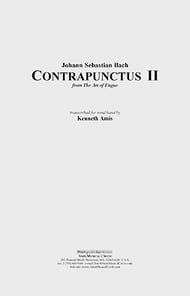Contrapunctus 2 Study Scores sheet music cover